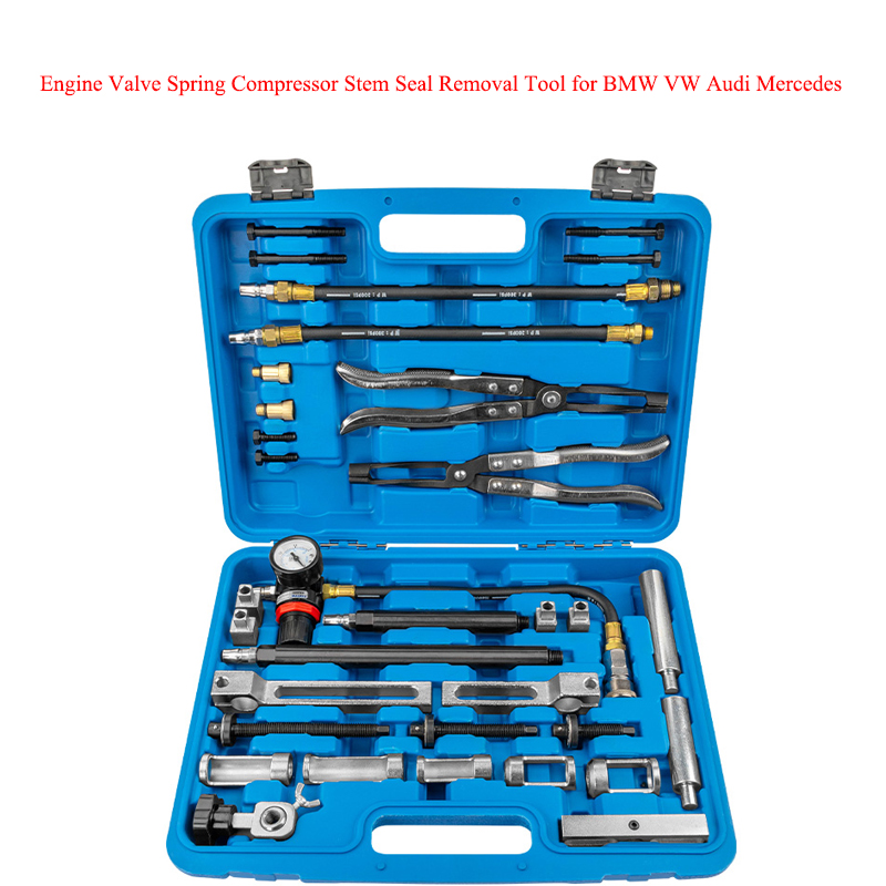 Valve Spring Compressor - Cylinder Head Service Set Tool Kit