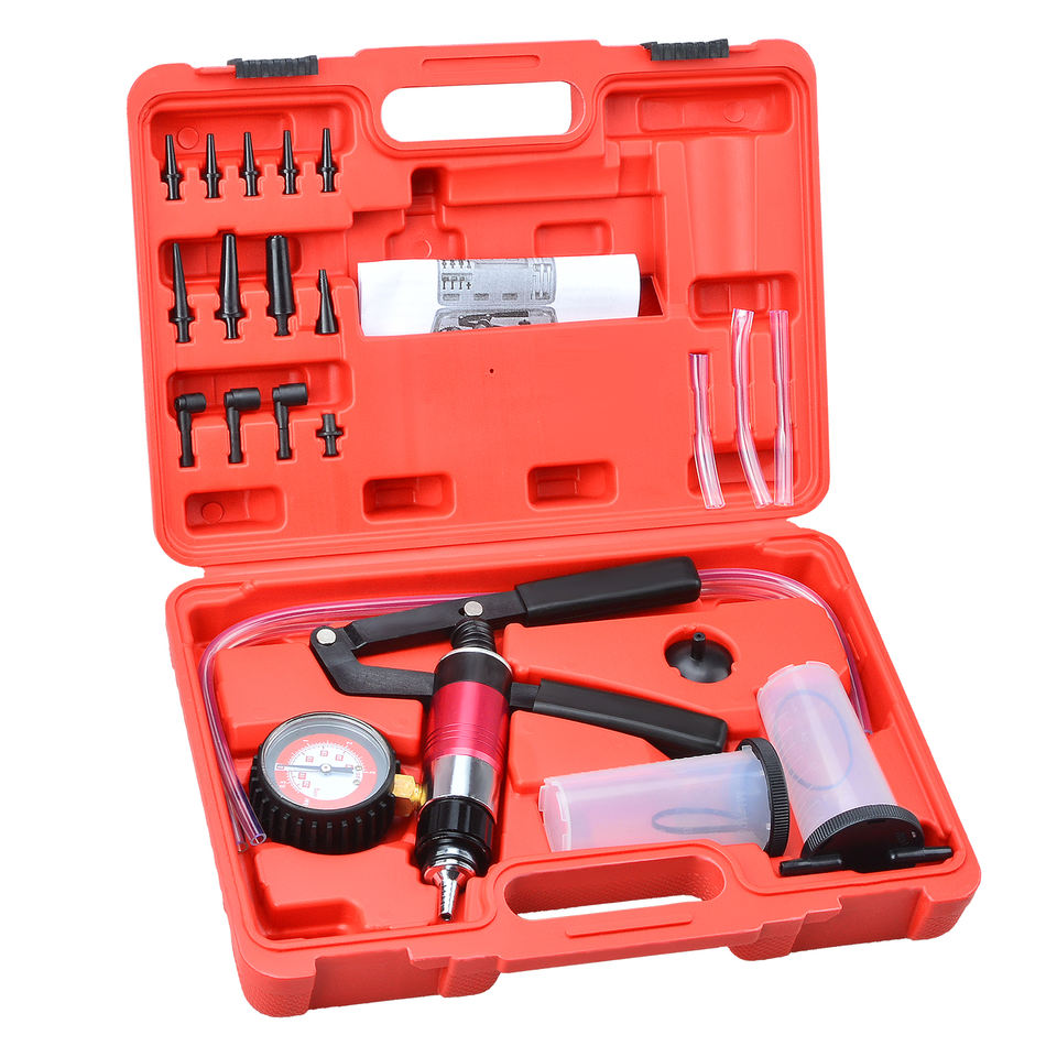 Brake Bleeder Kit - 21PCS Hand Held Vacuum Pistol Pump
