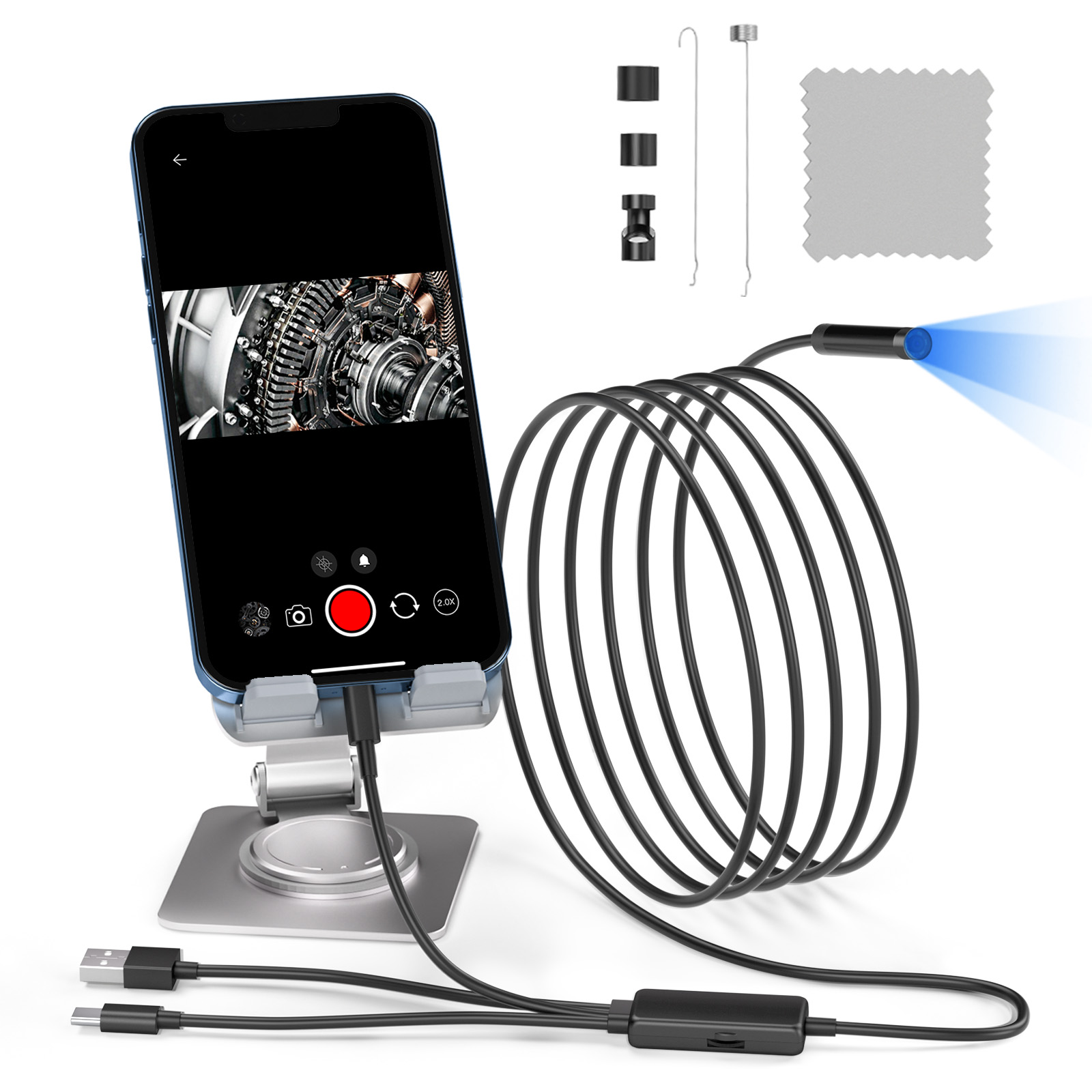 Endoscope Inspection Camera - New Arrival 3 in 1 1080P