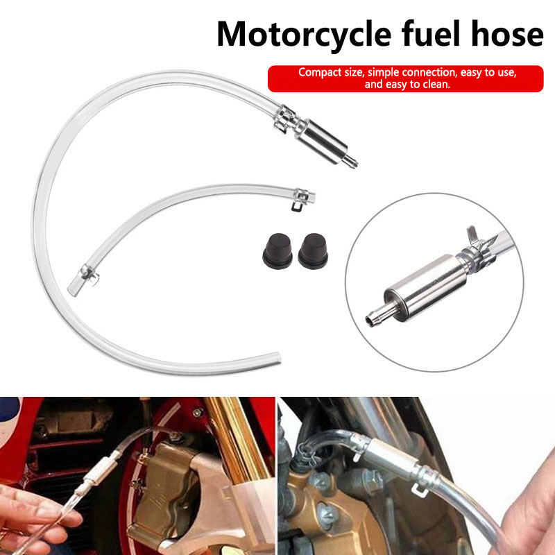 Brake Bleeder Kit - Clear Oil Extraction Pipe Rubber Brake