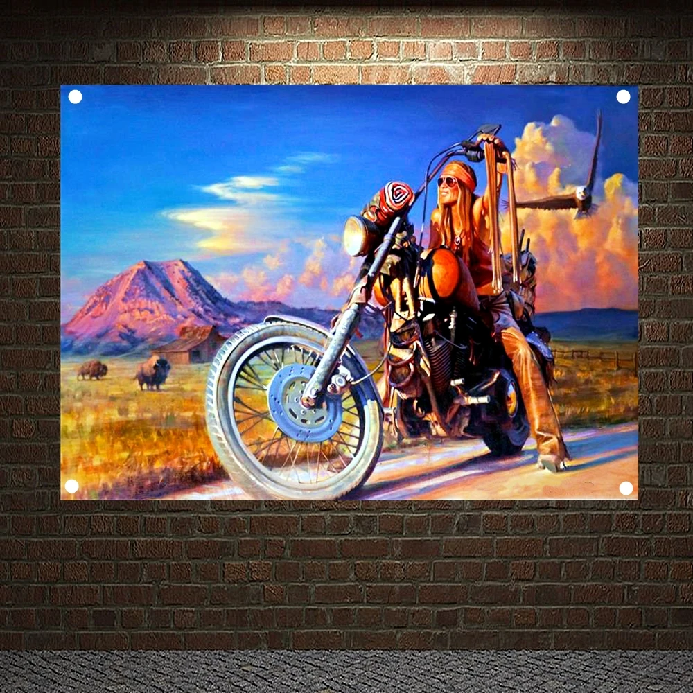 Eagle Easy Rider Vintage Decor - огляд і ціна Auto Repair Shop Banners