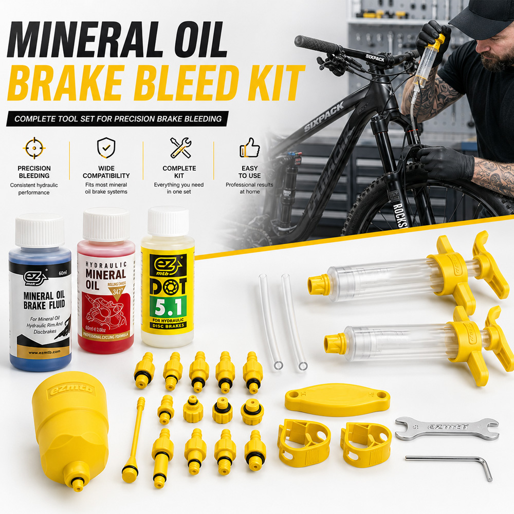 Bicycle Brake Mineral Oil ，Bic - огляд і ціна Brake Bleeder Kit