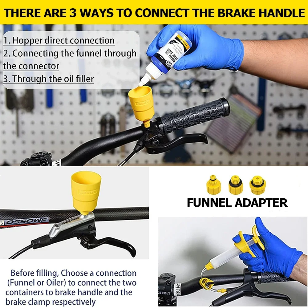 Bicycle Brake Mineral Oil ，Bic - огляд і ціна Brake Bleeder Kit