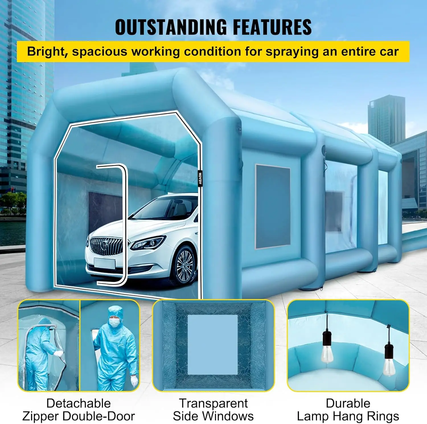 Inflatable Paint Booth, 29.5x1 - огляд і ціна Inflatable Paint Booth