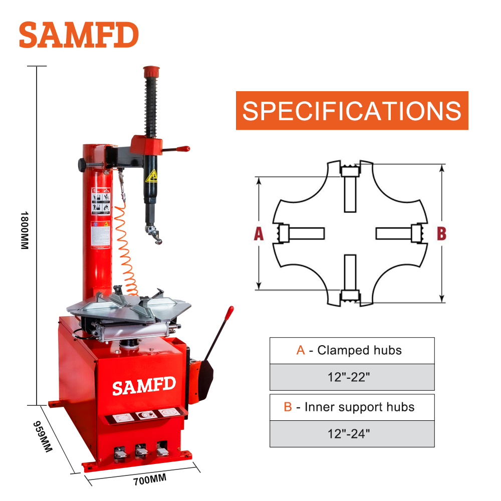 New Automatic Tyre Fitting Mac - огляд і ціна Tire Changer Machine