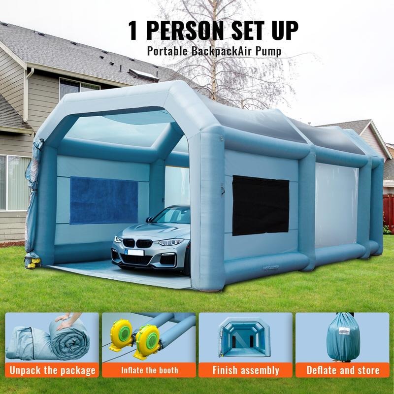 Inflatable Paint Booth, 23x13x - огляд і ціна Inflatable Paint Booth