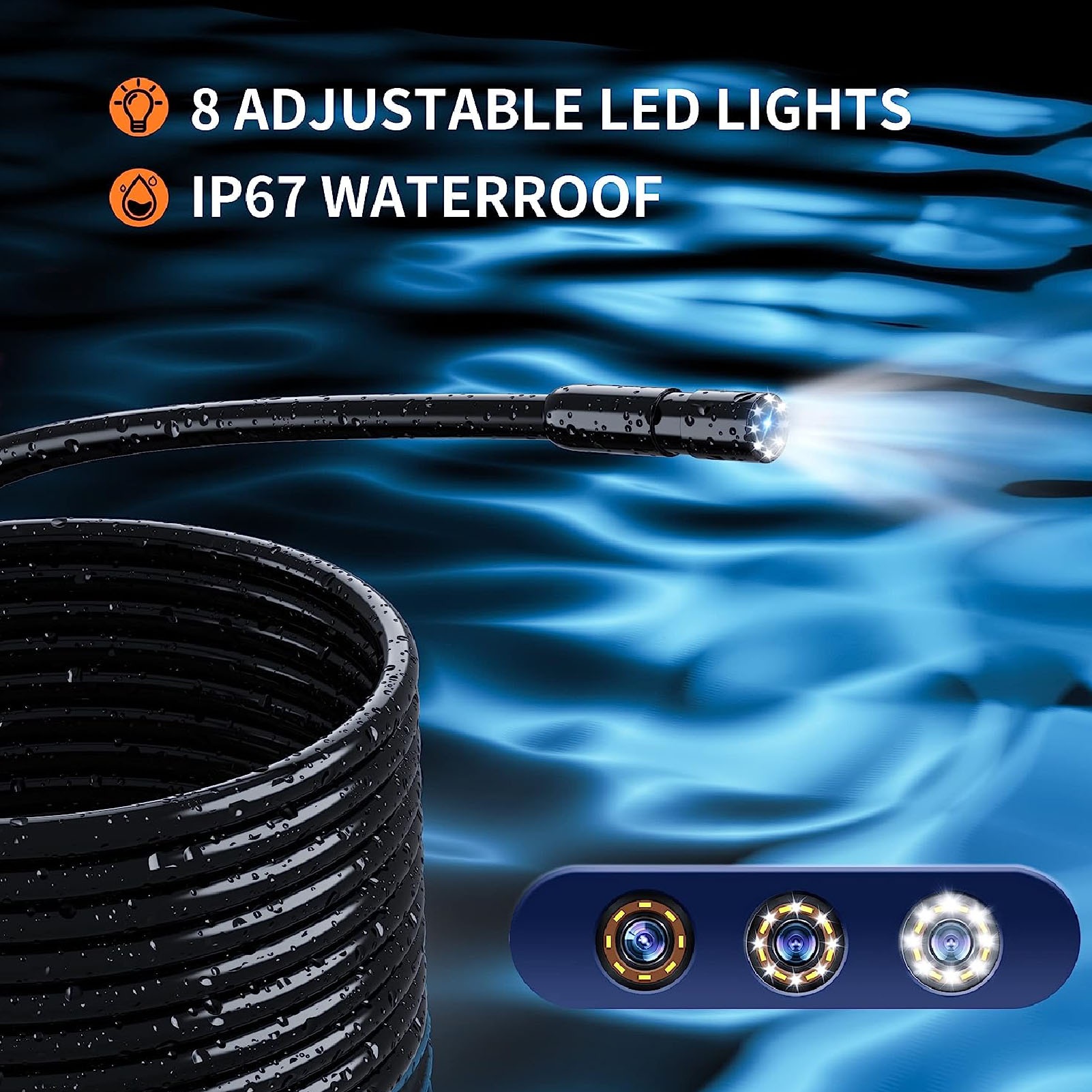 1080P HD Inspection Camera End - огляд і ціна Endoscope Inspection Camera