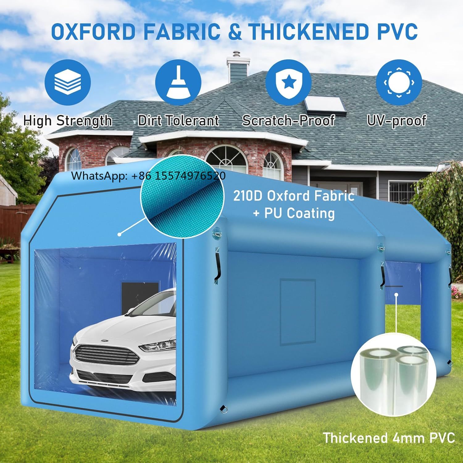 2026 - Custom-made giant white - огляд і ціна Inflatable Paint Booth
