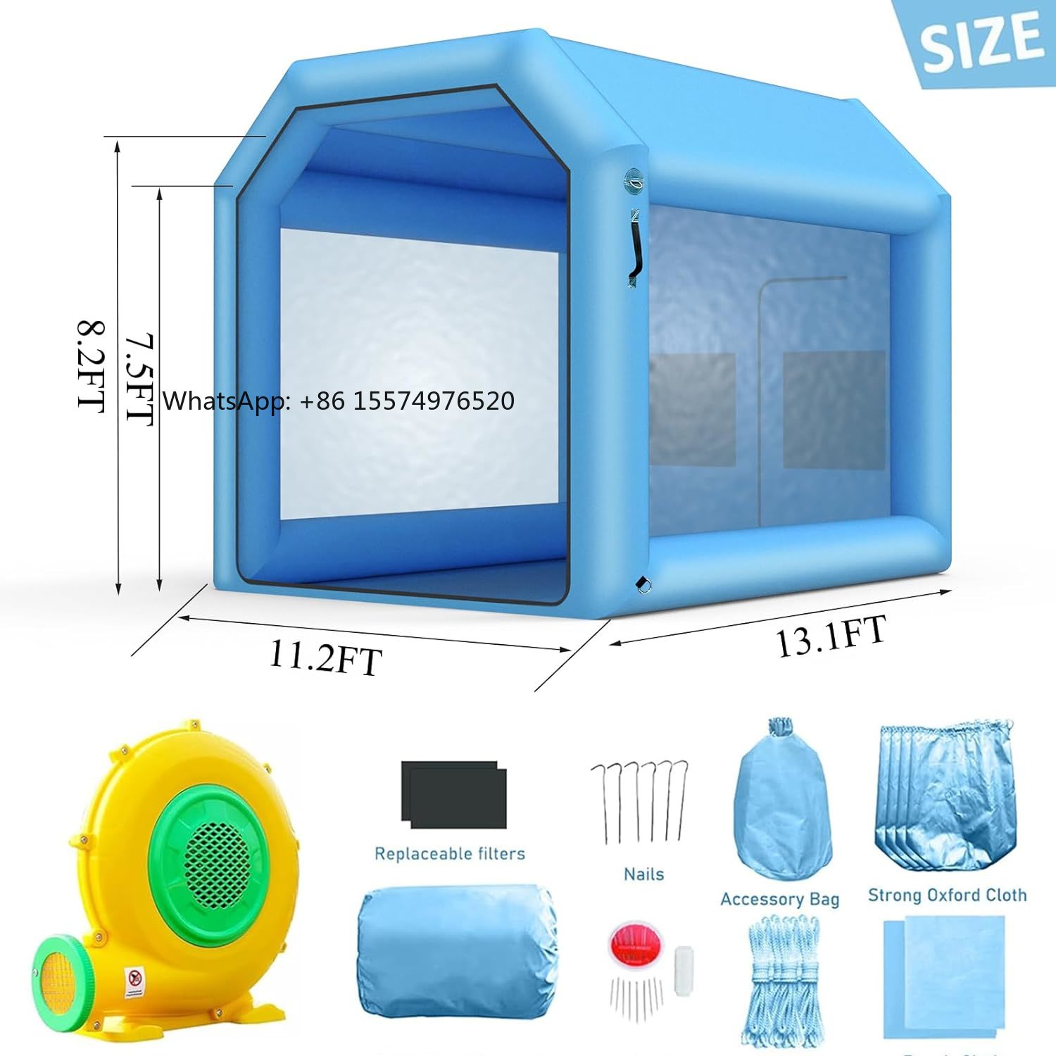 2026 - Custom-made giant white - огляд і ціна Inflatable Paint Booth